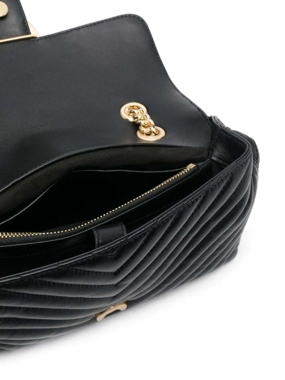 LADY LOVE BAG PUFF — black gold — фото 4