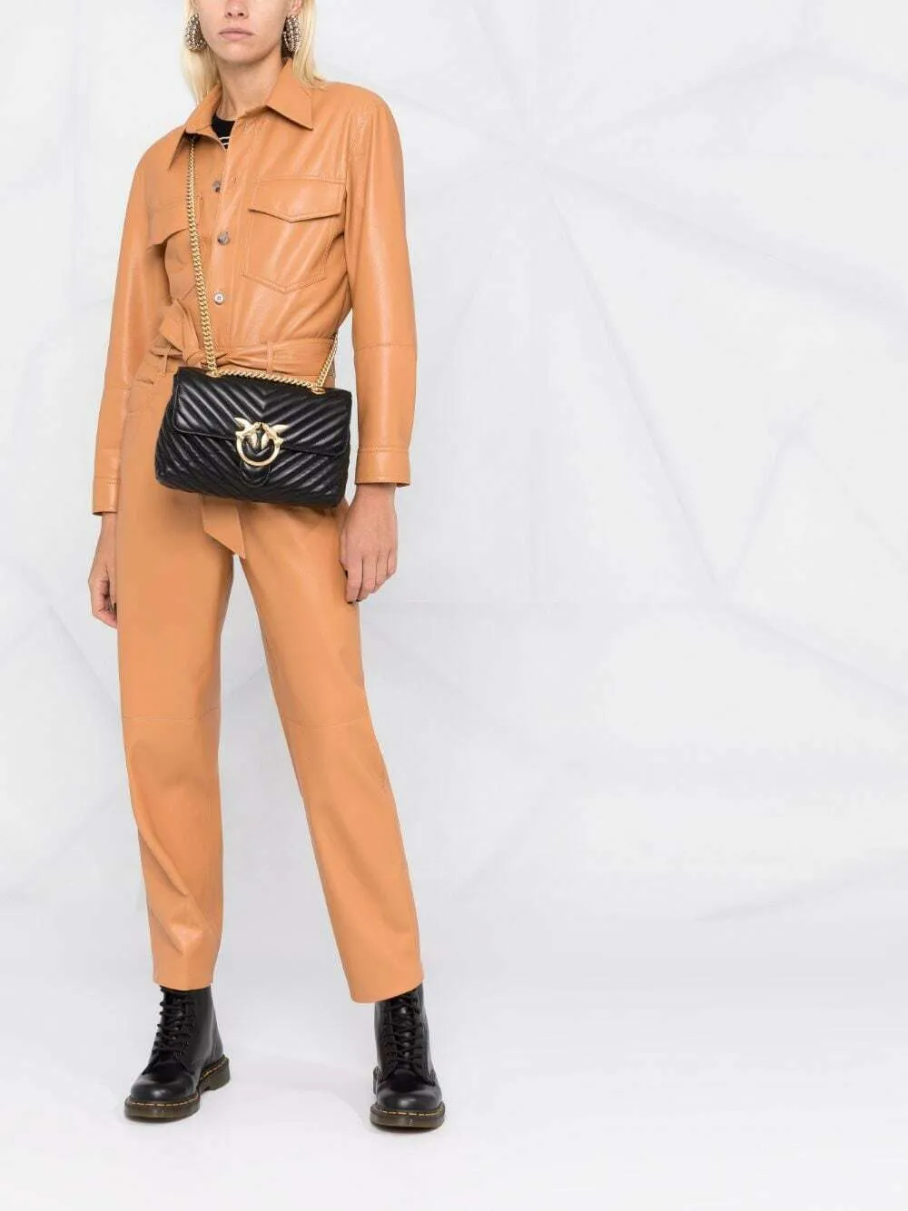 LADY LOVE BAG PUFF — black gold — фото 2