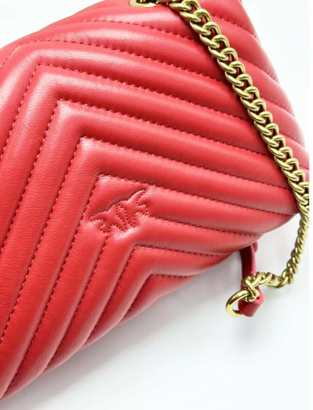 LADY LOVE BAG PUFF HEART — red gold — фото 5