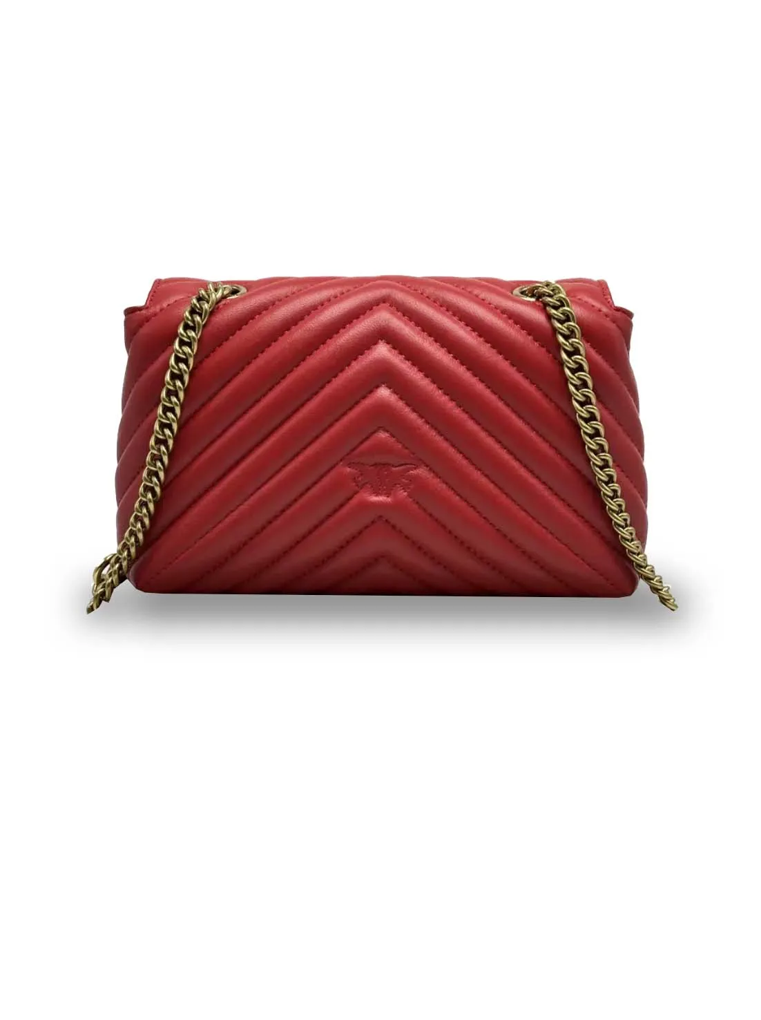 LADY LOVE BAG PUFF HEART — red gold — фото 4