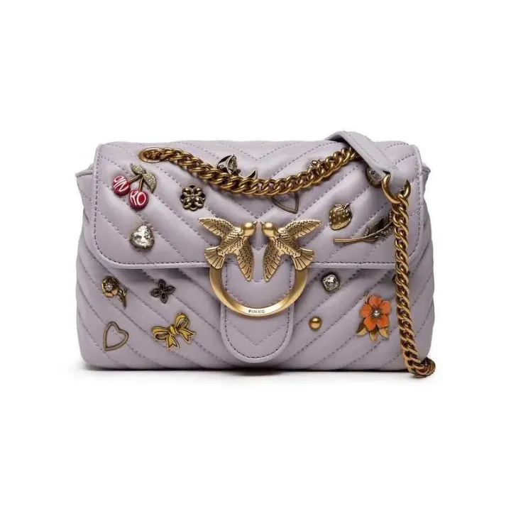 LADY LOVE BAG PUFF MAGIC PINS — Dusty Lavender