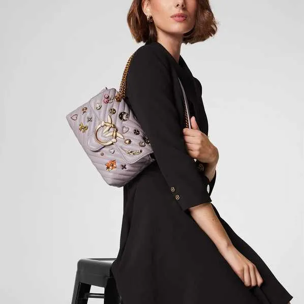 LADY LOVE BAG PUFF MAGIC PINS — Dusty Lavender