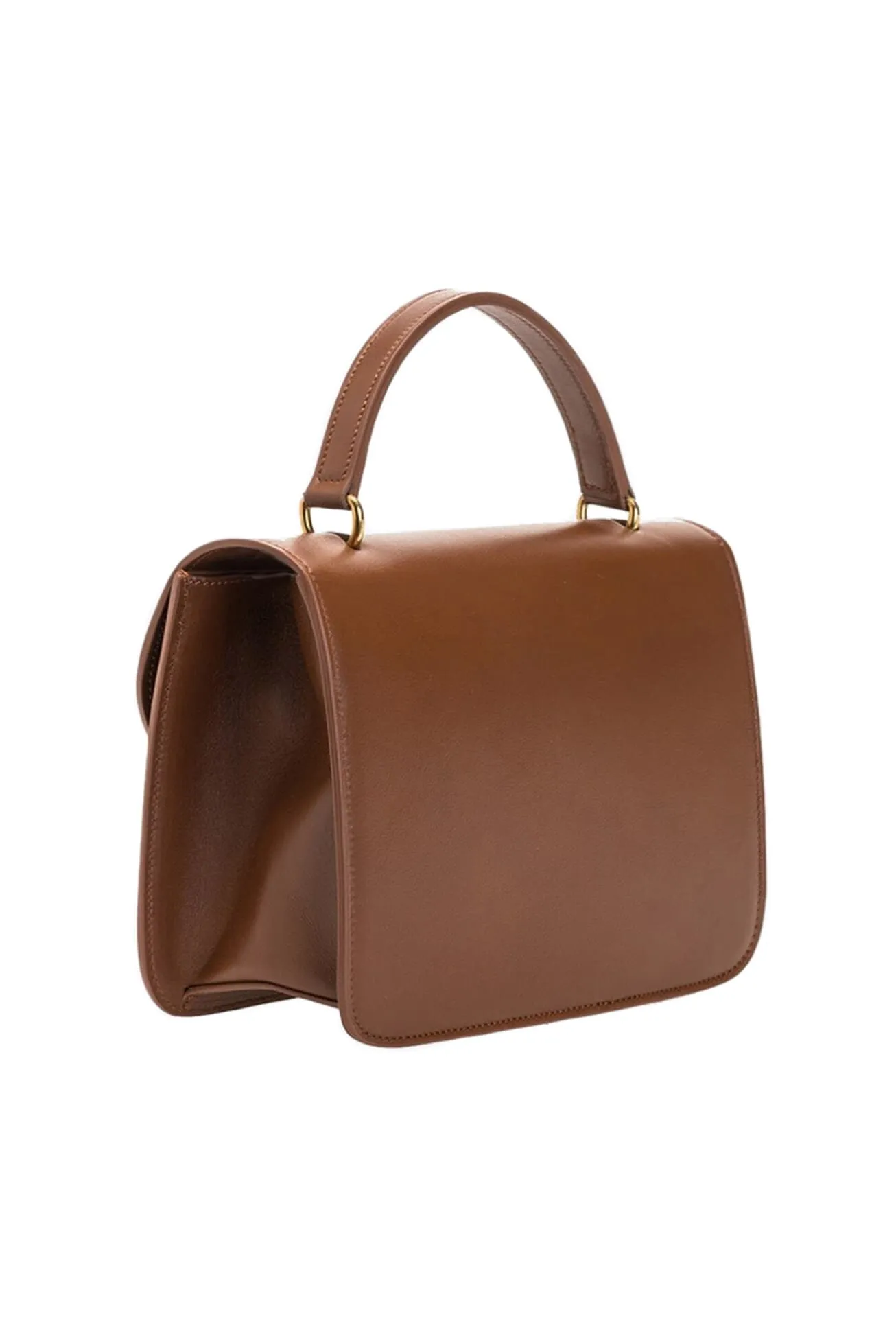 LOVE BAG CLICK TOP HANDLE — cognac