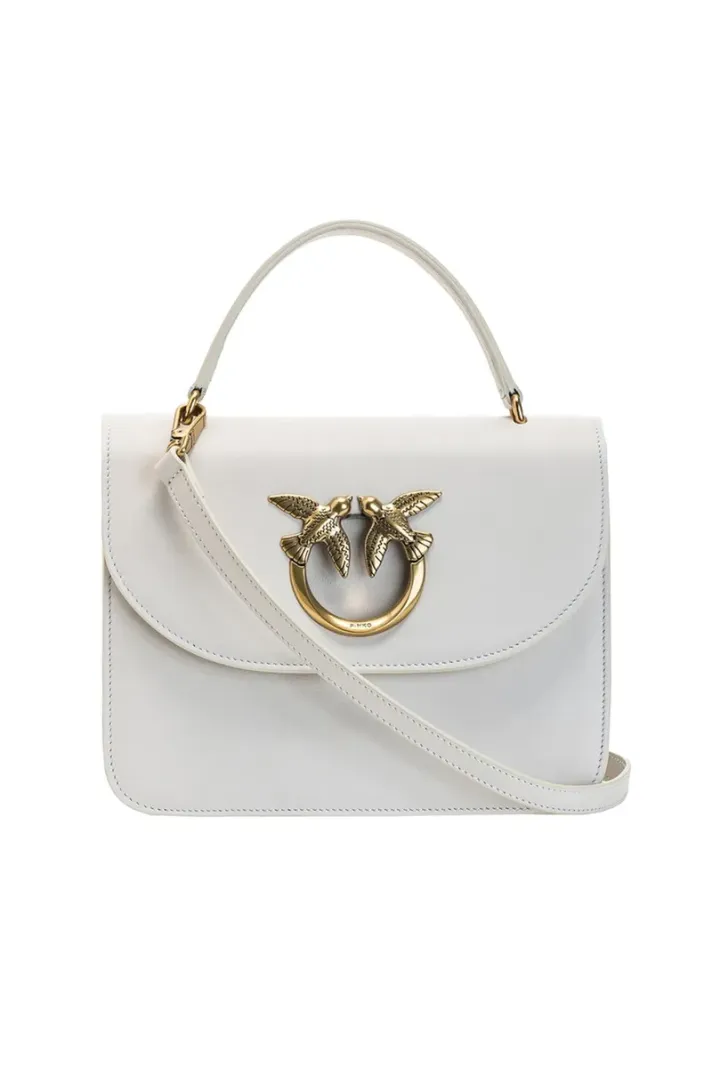 LOVE BAG CLICK TOP HANDLE — white