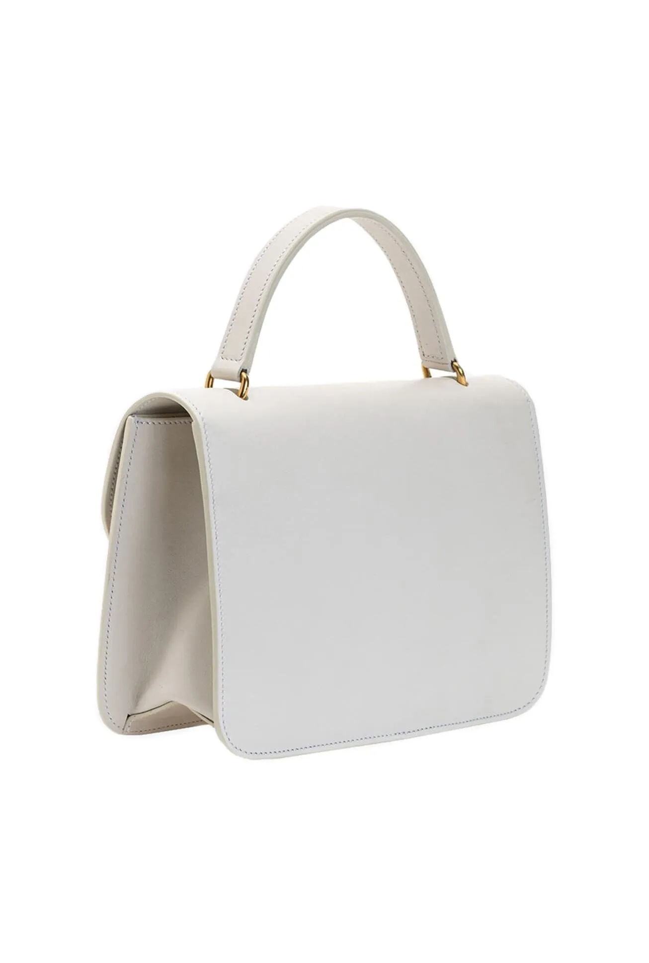 LOVE BAG CLICK TOP HANDLE — white