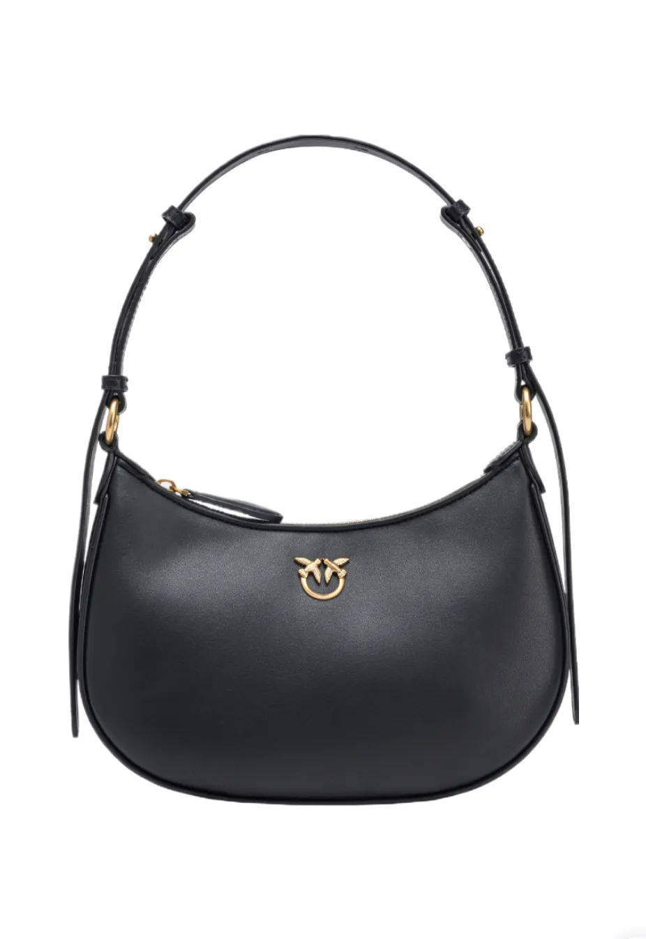 LOVE BAG HALF MOON SIMPLY — black