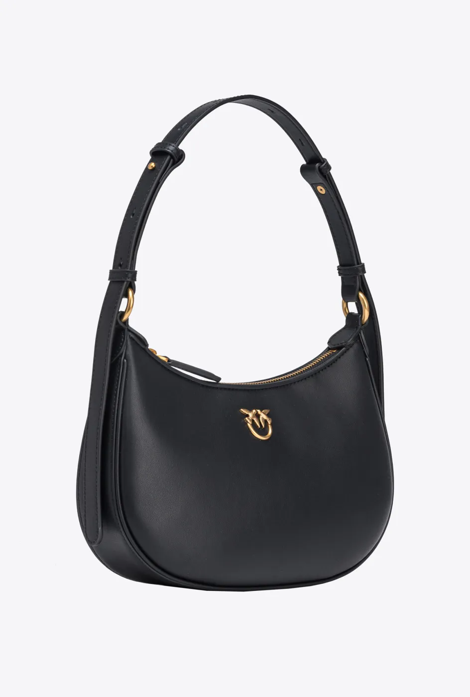 LOVE BAG HALF MOON SIMPLY — black