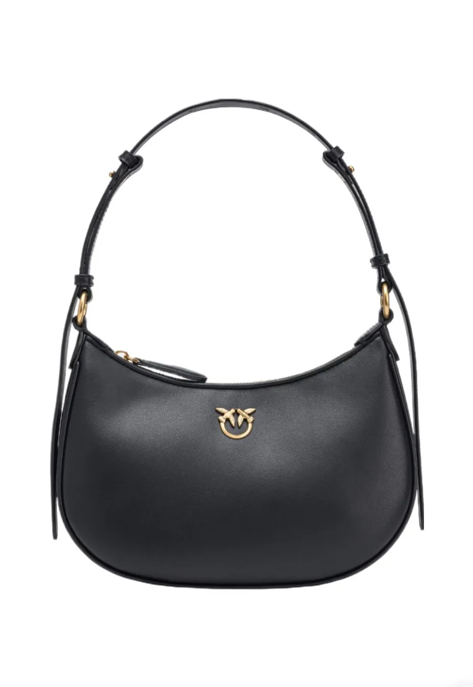 LOVE BAG HALF MOON SIMPLY — black