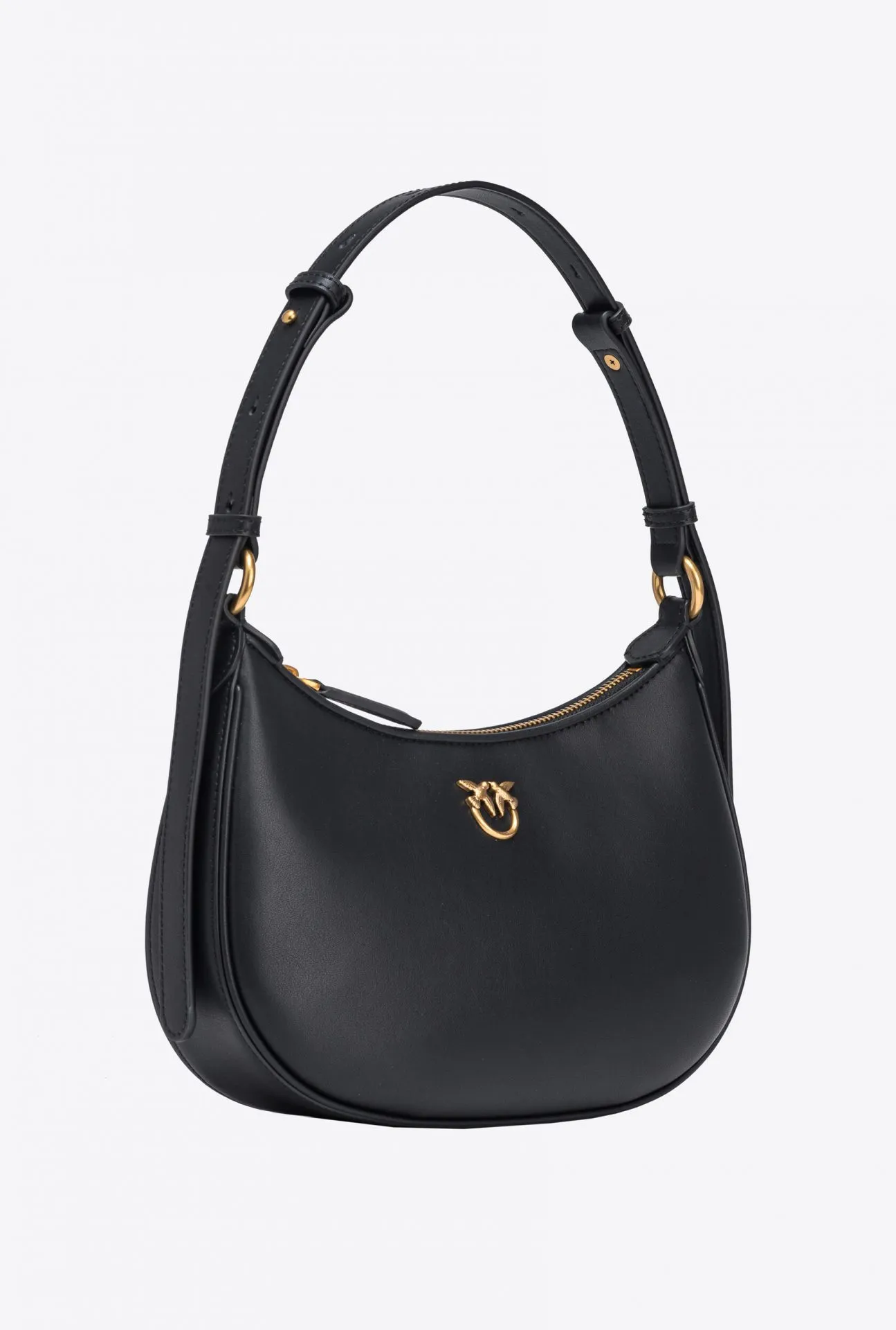 LOVE BAG HALF MOON SIMPLY — black