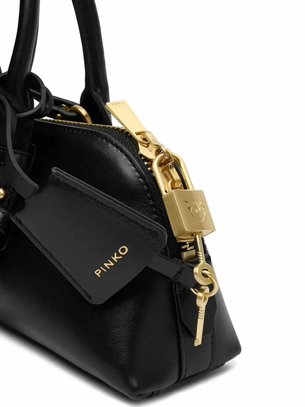 LOVE BAG MINI BOWLING BAGUETTE — black — фото 4