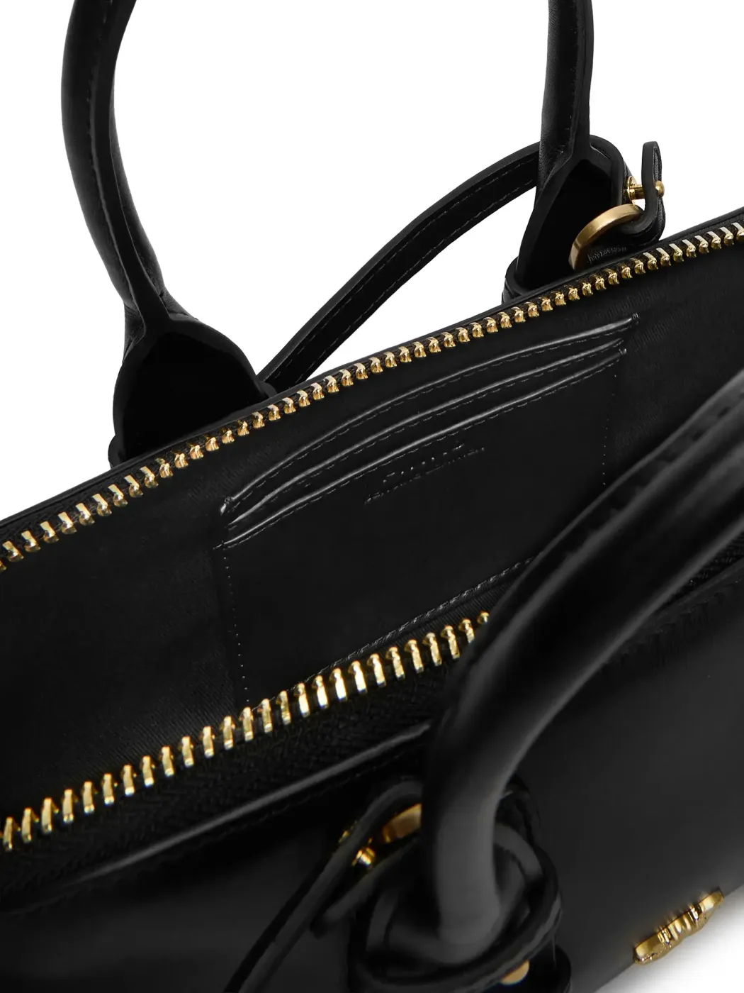 LOVE BAG MINI BOWLING BAGUETTE — black — фото 6