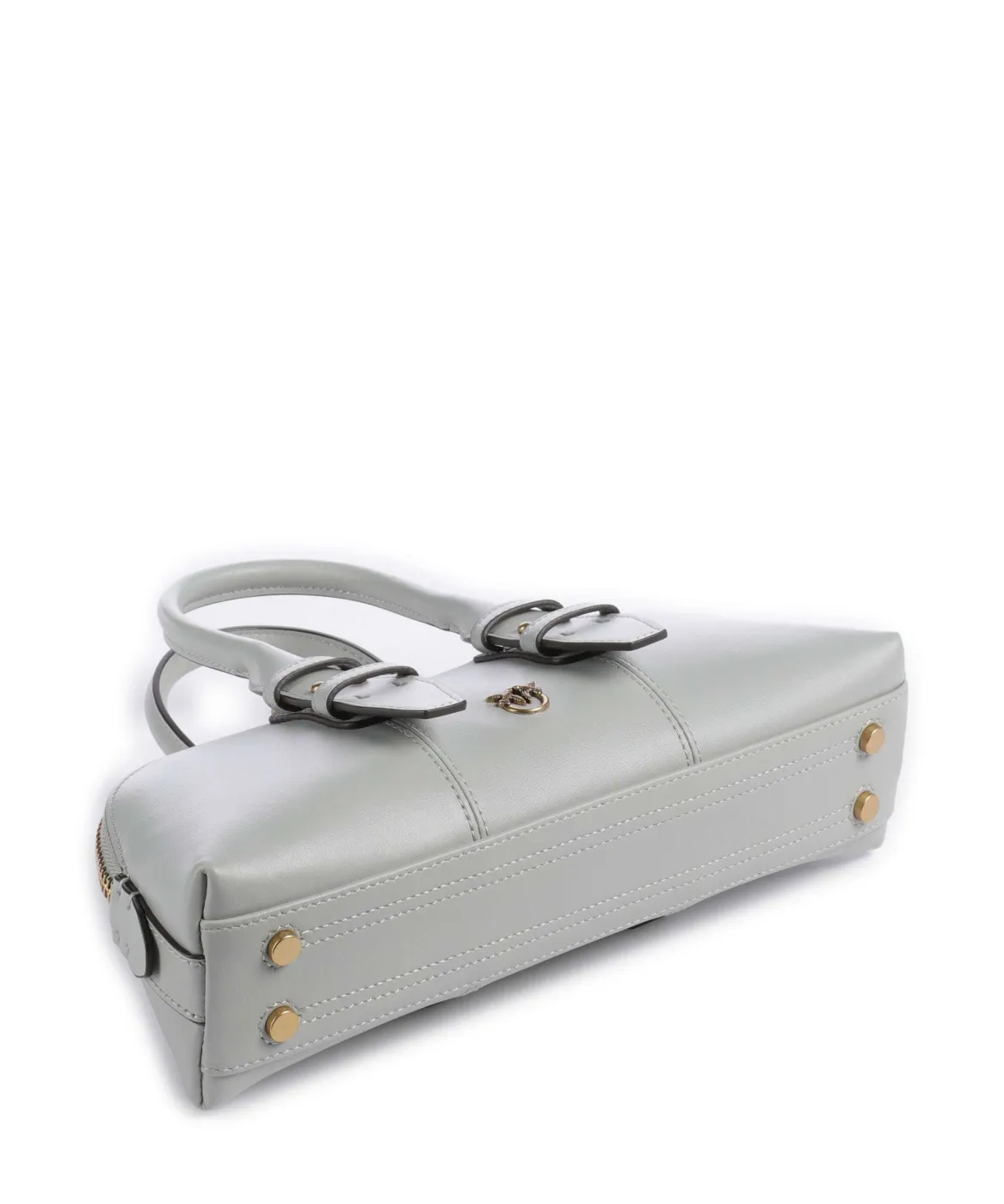 LOVE BAG MINI BOWLING BAGUETTE — grey blue — фото 5