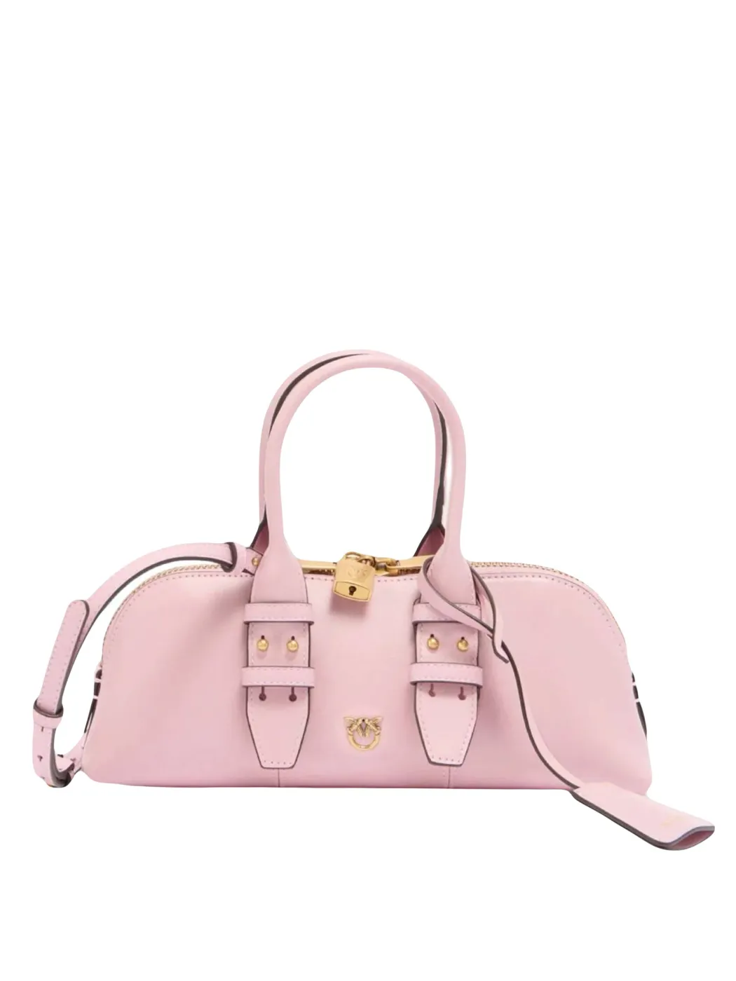 LOVE BAG MINI BOWLING BAGUETTE — pink