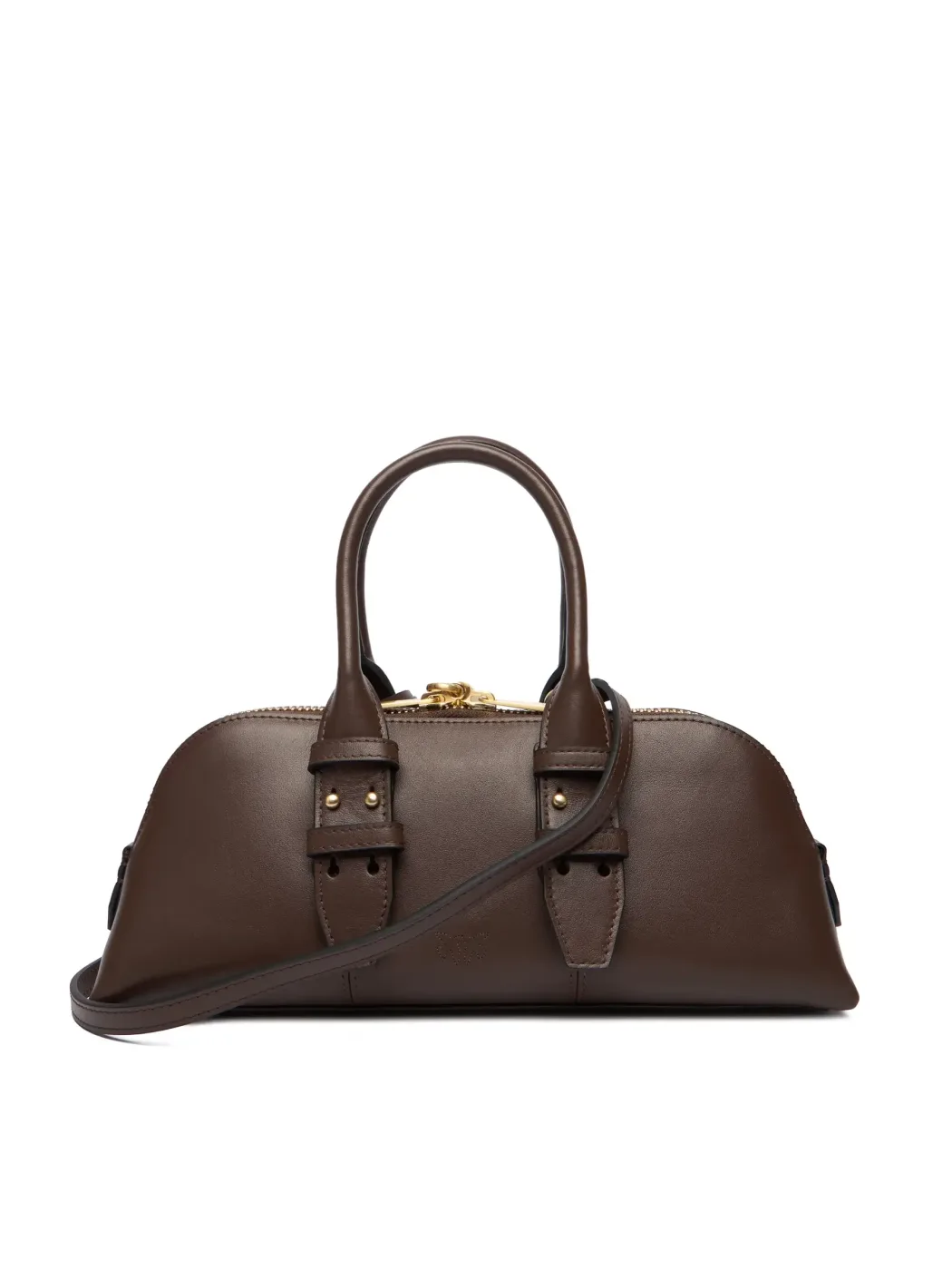 LOVE BAG MINI BOWLING BAGUETTE — woody brown — фото 4
