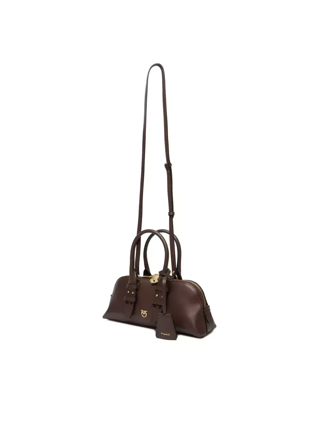 LOVE BAG MINI BOWLING BAGUETTE — woody brown — фото 5