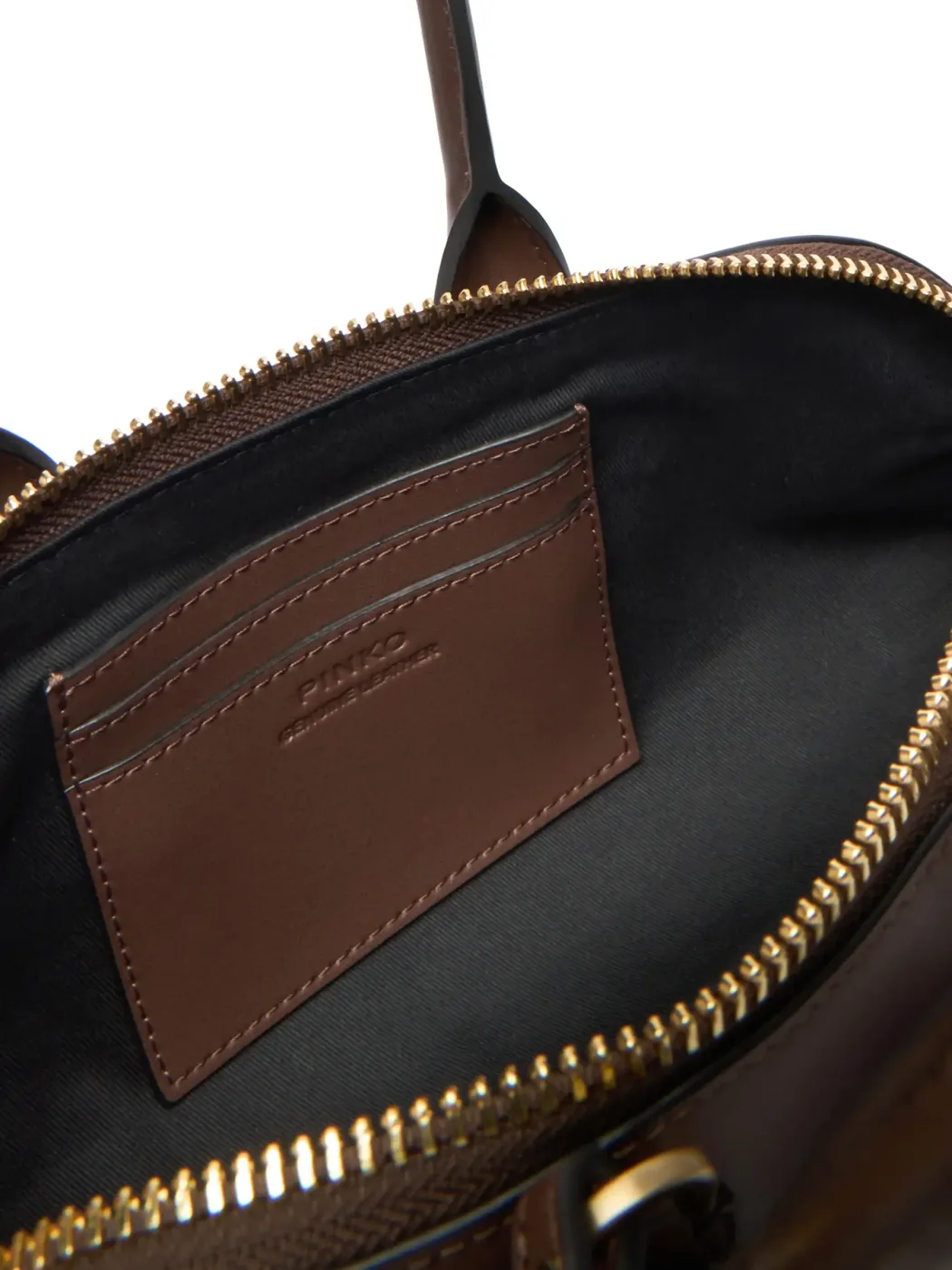 LOVE BAG MINI BOWLING BAGUETTE — woody brown — фото 6
