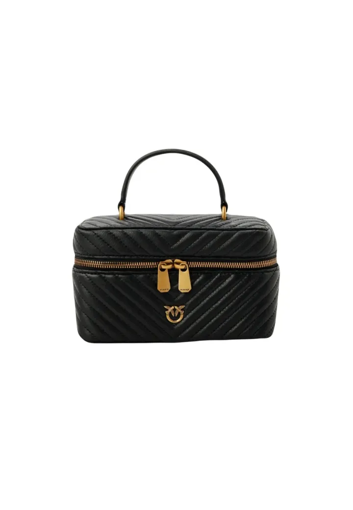 LOVE PUFF MINI CL SHEEP NAPPA — black