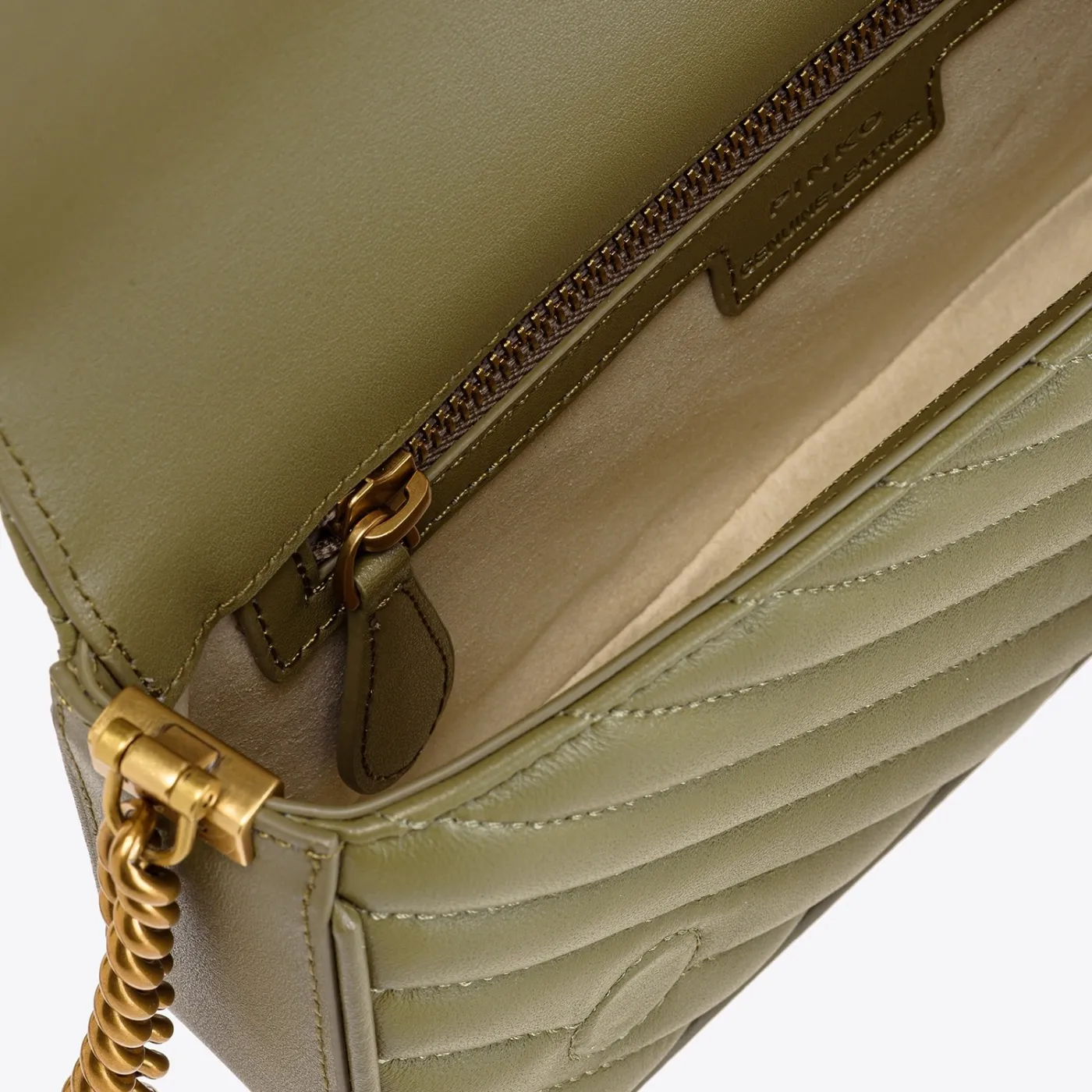 MINI LOVE BAG CLICK BAGUETTE — green — фото 4