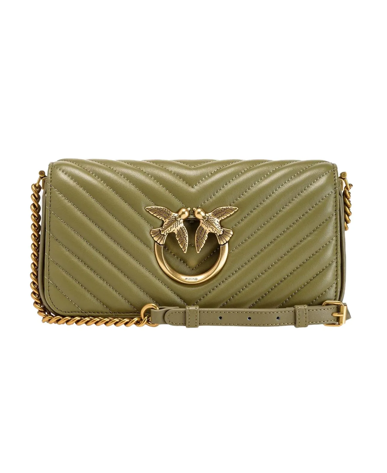 MINI LOVE BAG CLICK BAGUETTE — green