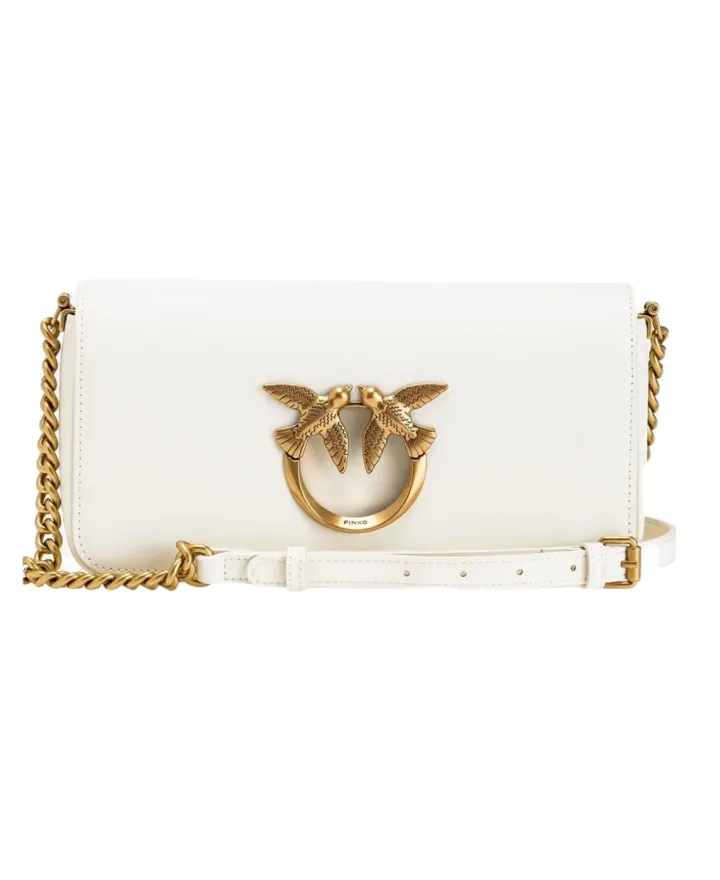 MINI LOVE BAG CLICK BAGUETTE — white