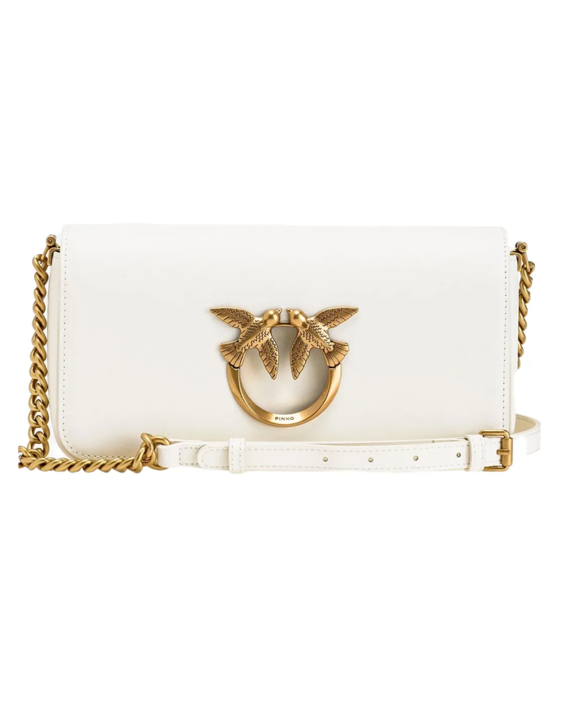 MINI LOVE BAG CLICK BAGUETTE — white