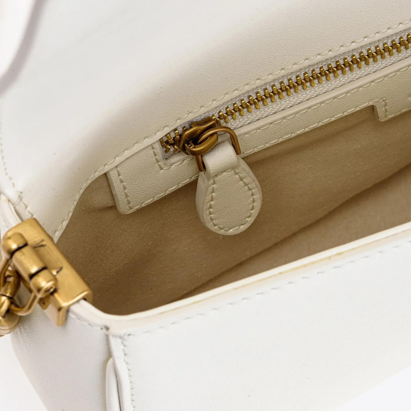 MINI LOVE BAG CLICK BAGUETTE — white — фото 3