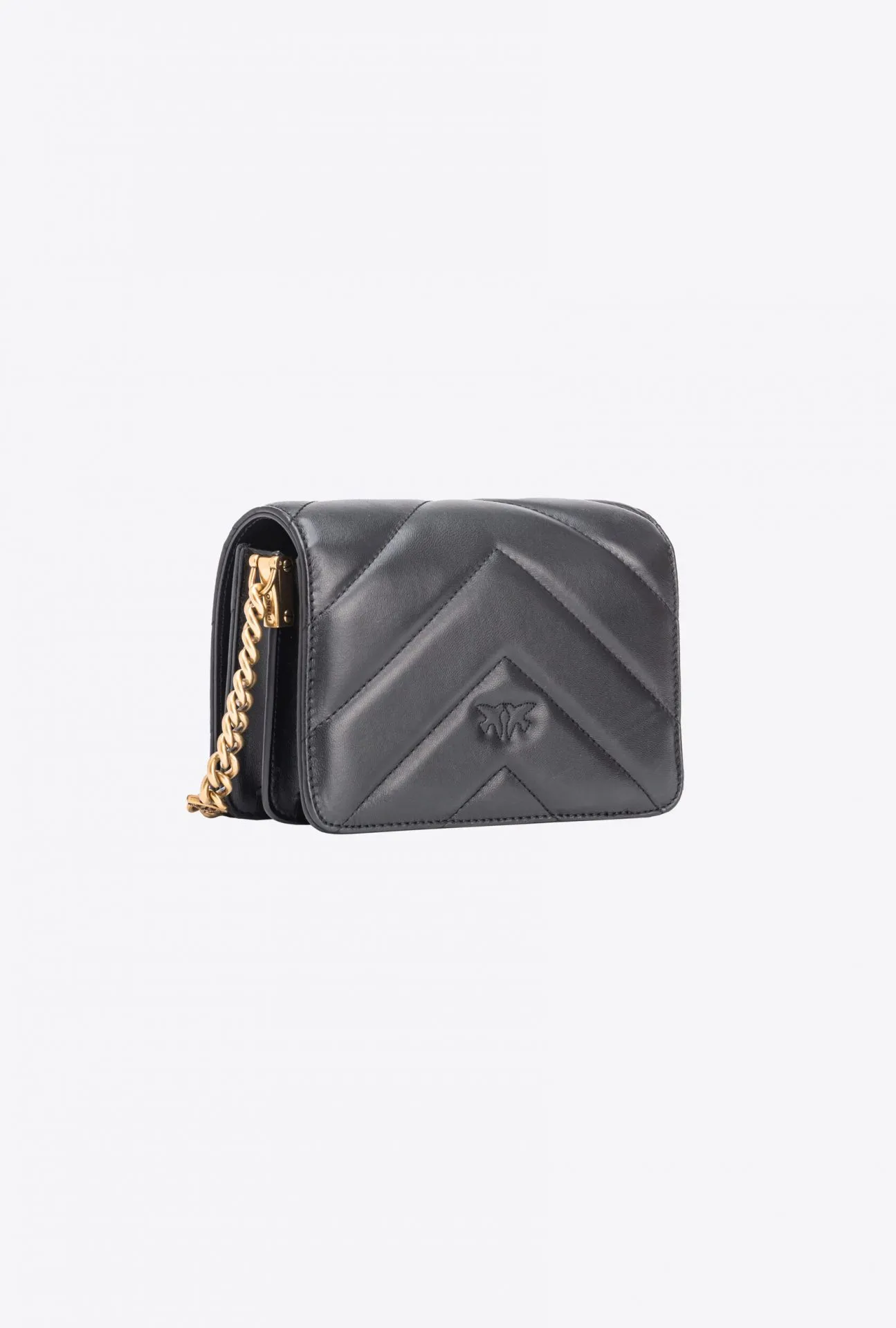 MINI LOVE BAG CLICK CHEVRON — black