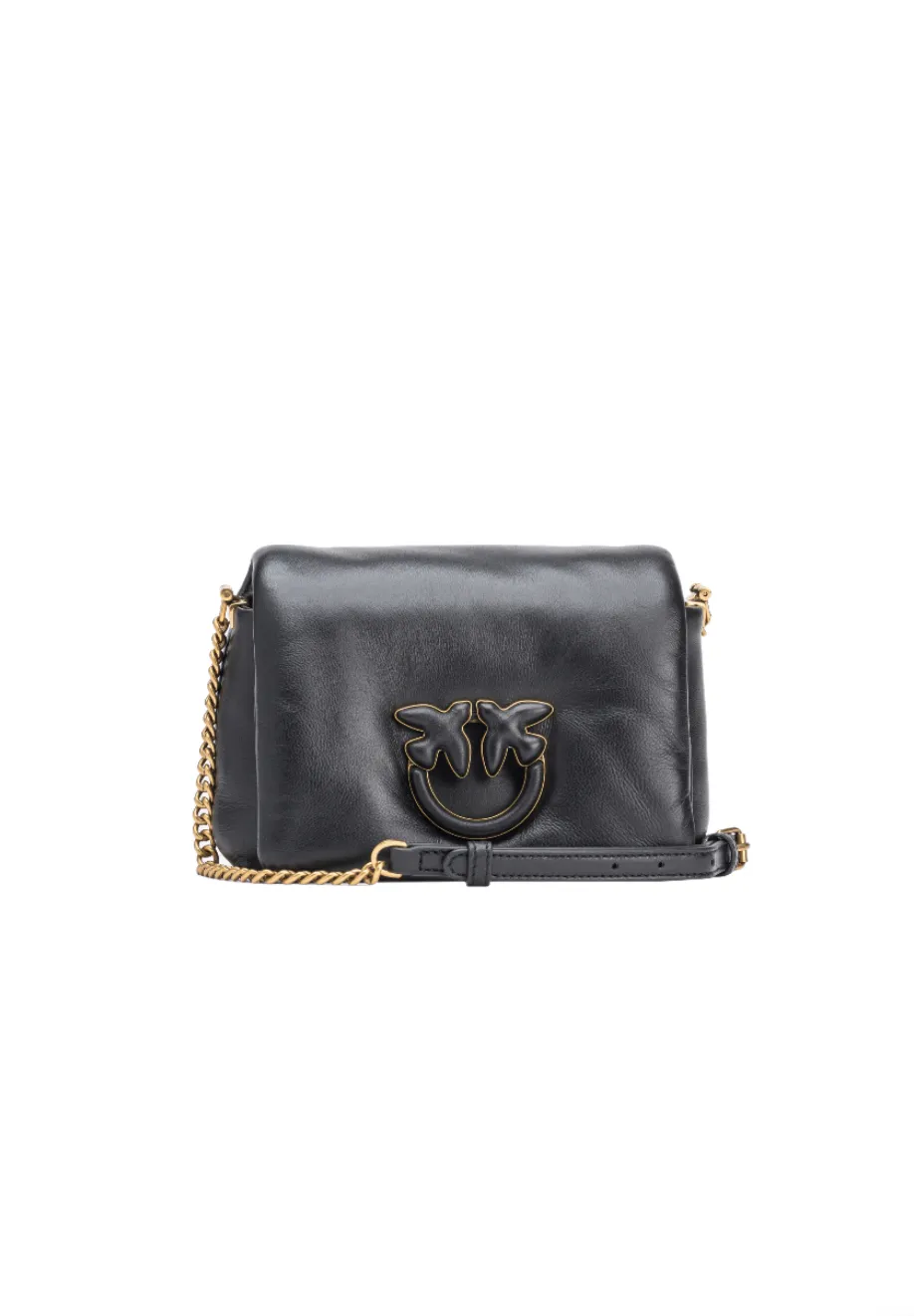 MINI LOVE BAG CLICK PUFF — black