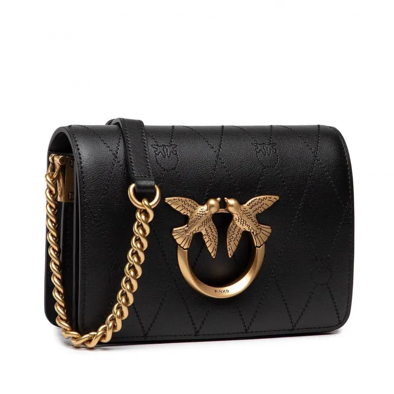 MINI LOVE BAG CLICK WAVE LOGO — black — фото 3