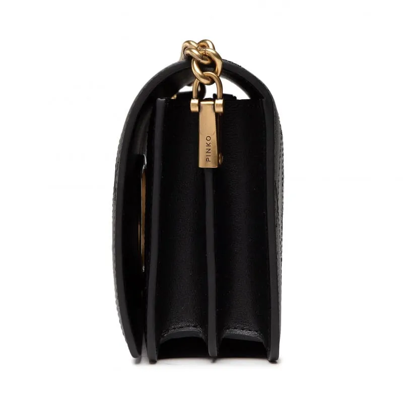 MINI LOVE BAG CLICK WAVE LOGO — black — фото 4