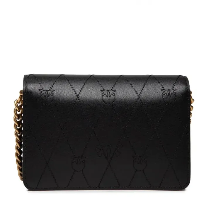 MINI LOVE BAG CLICK WAVE LOGO — black