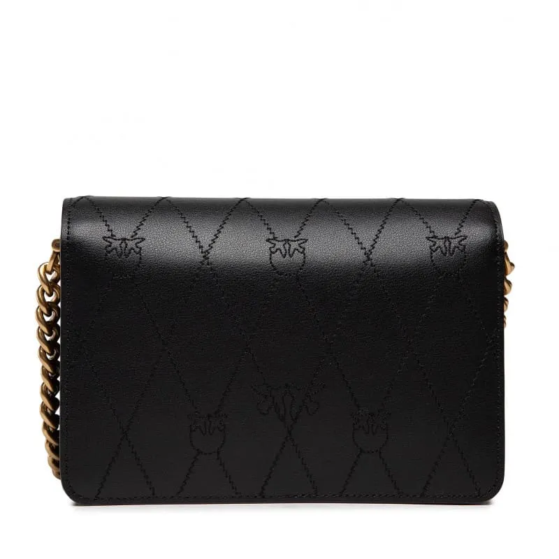 MINI LOVE BAG CLICK WAVE LOGO — black — фото 2