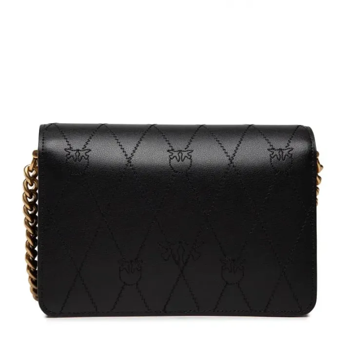 MINI LOVE BAG CLICK WAVE LOGO — black