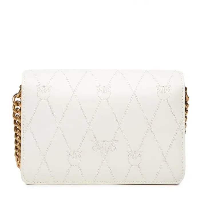 MINI LOVE BAG CLICK WAVE LOGO — white