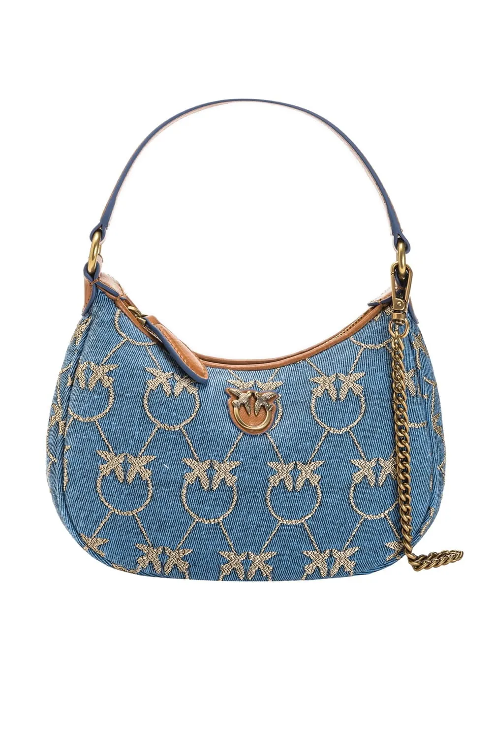 MINI LOVE BAG HALF MOON DENIM — фото 1