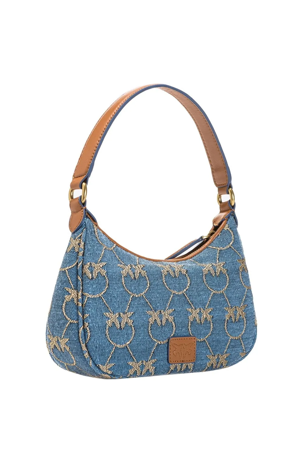 MINI LOVE BAG HALF MOON DENIM — фото 4