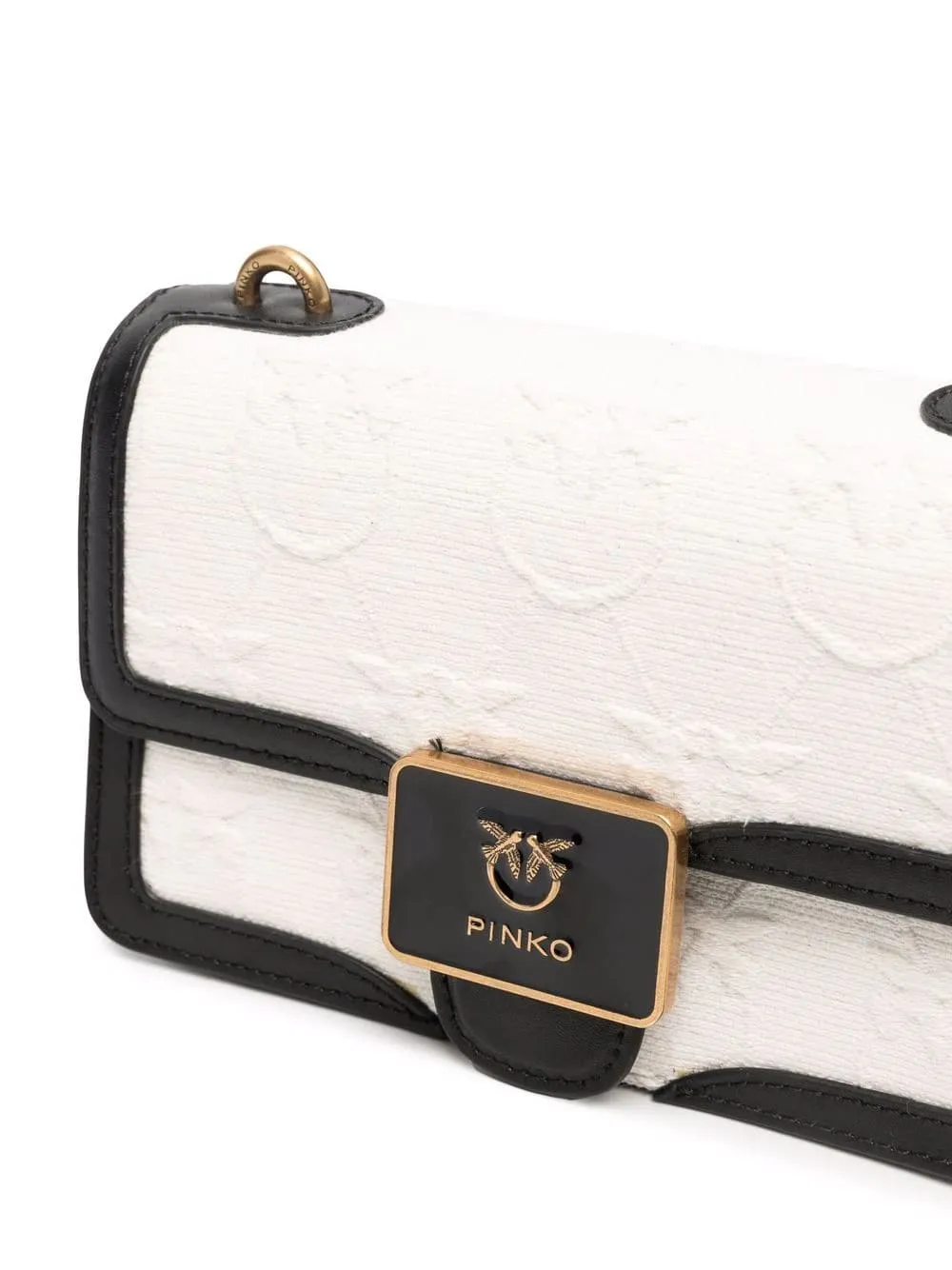 MINI LOVE BAG ICON FRAMED LOGO — black — фото 6