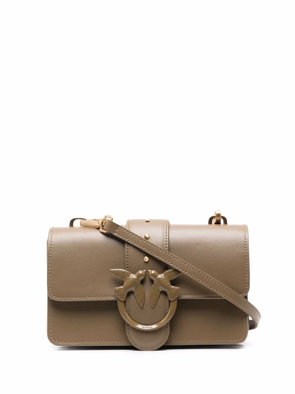 MINI LOVE BAG ICON MAXI CHAIN — ashen walnut — фото 3