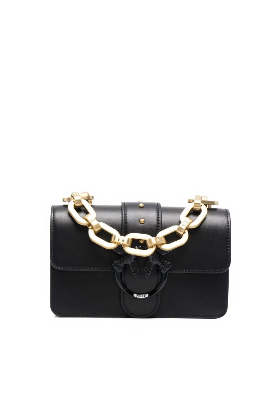 MINI LOVE BAG ICON MAXI CHAIN — black
