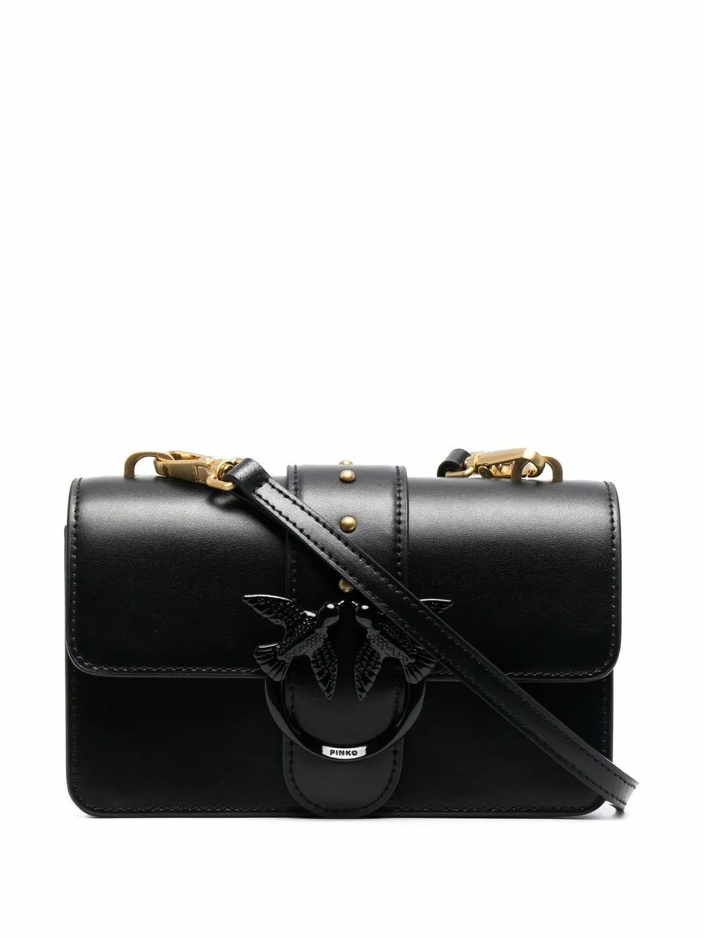 MINI LOVE BAG ICON MAXI CHAIN — black — фото 3