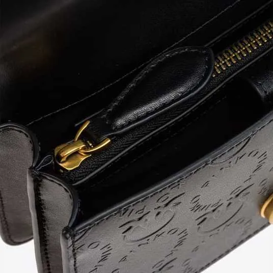 MINI LOVE BAG ICON NEW MONOGRAM — black — фото 3