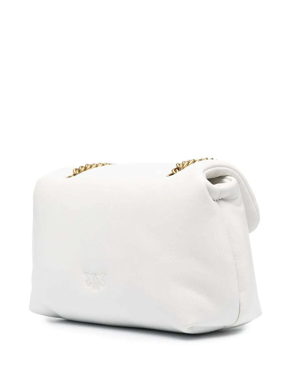 MINI LOVE BAG MINI PUFF LOGO JEVEL — white