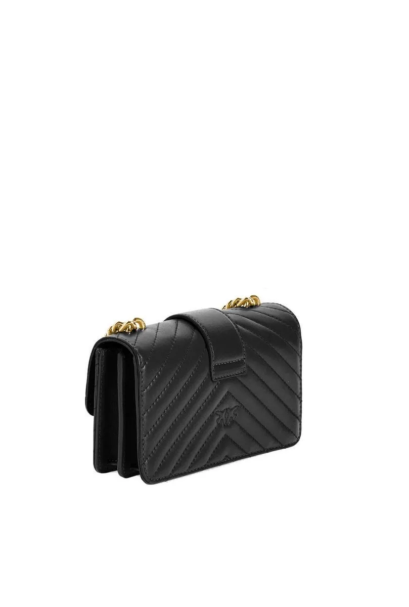 MINI LOVE BAG MIX — black/gold — фото 3