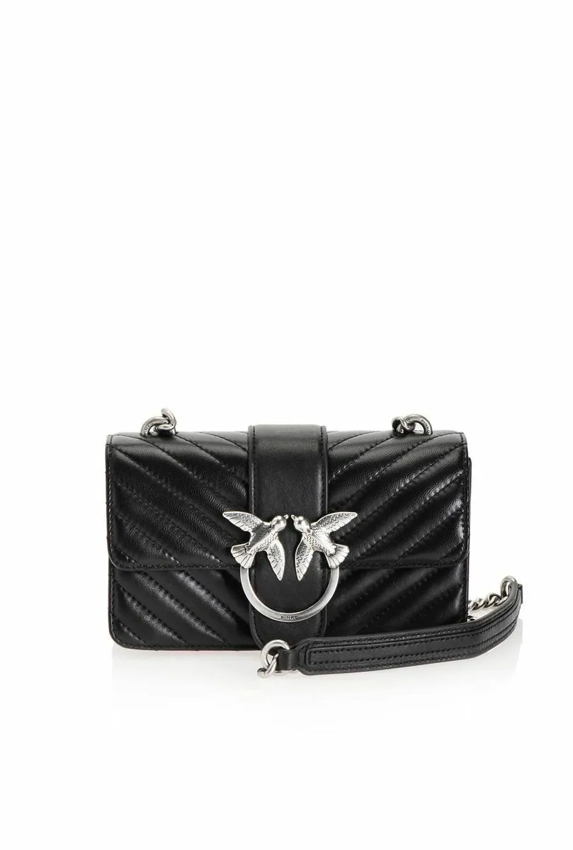 MINI LOVE BAG MIX — black/silver