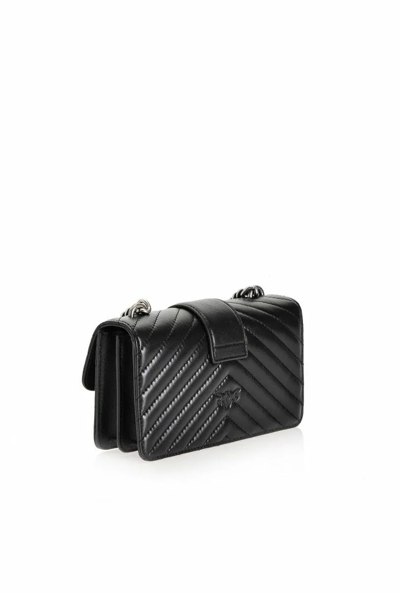 MINI LOVE BAG MIX — black/silver — фото 3
