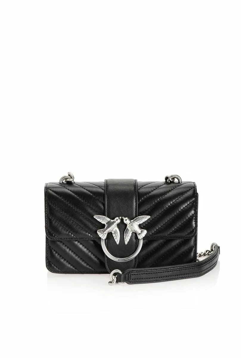 MINI LOVE BAG MIX — black/silver — фото 1