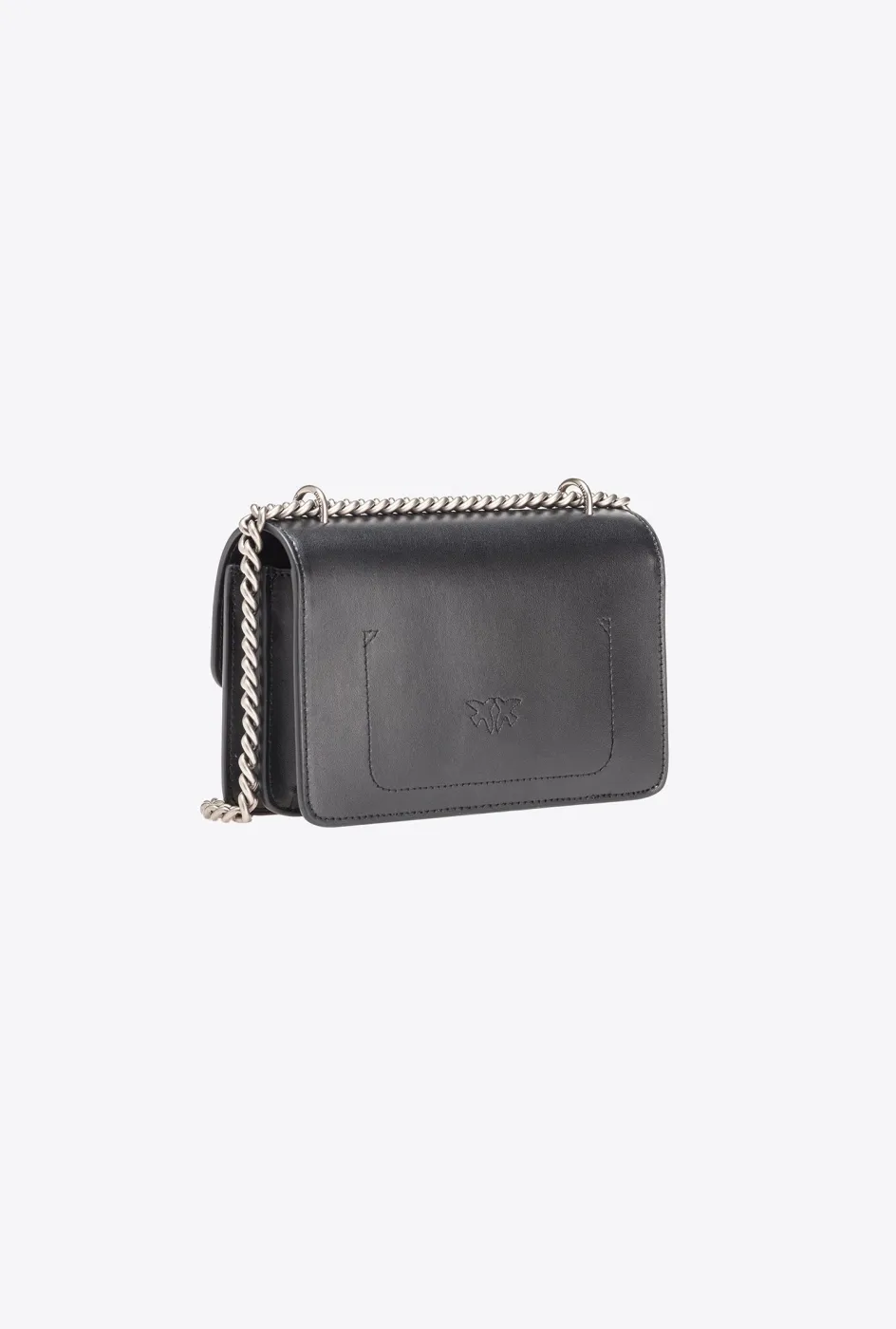 MINI LOVE BAG ONE SIMPLY — black/silver