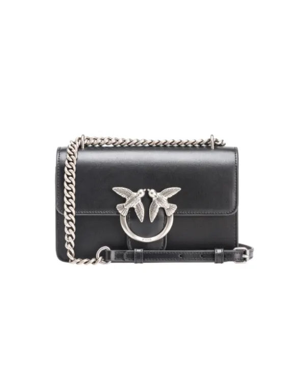 MINI LOVE BAG ONE SIMPLY — black/silver