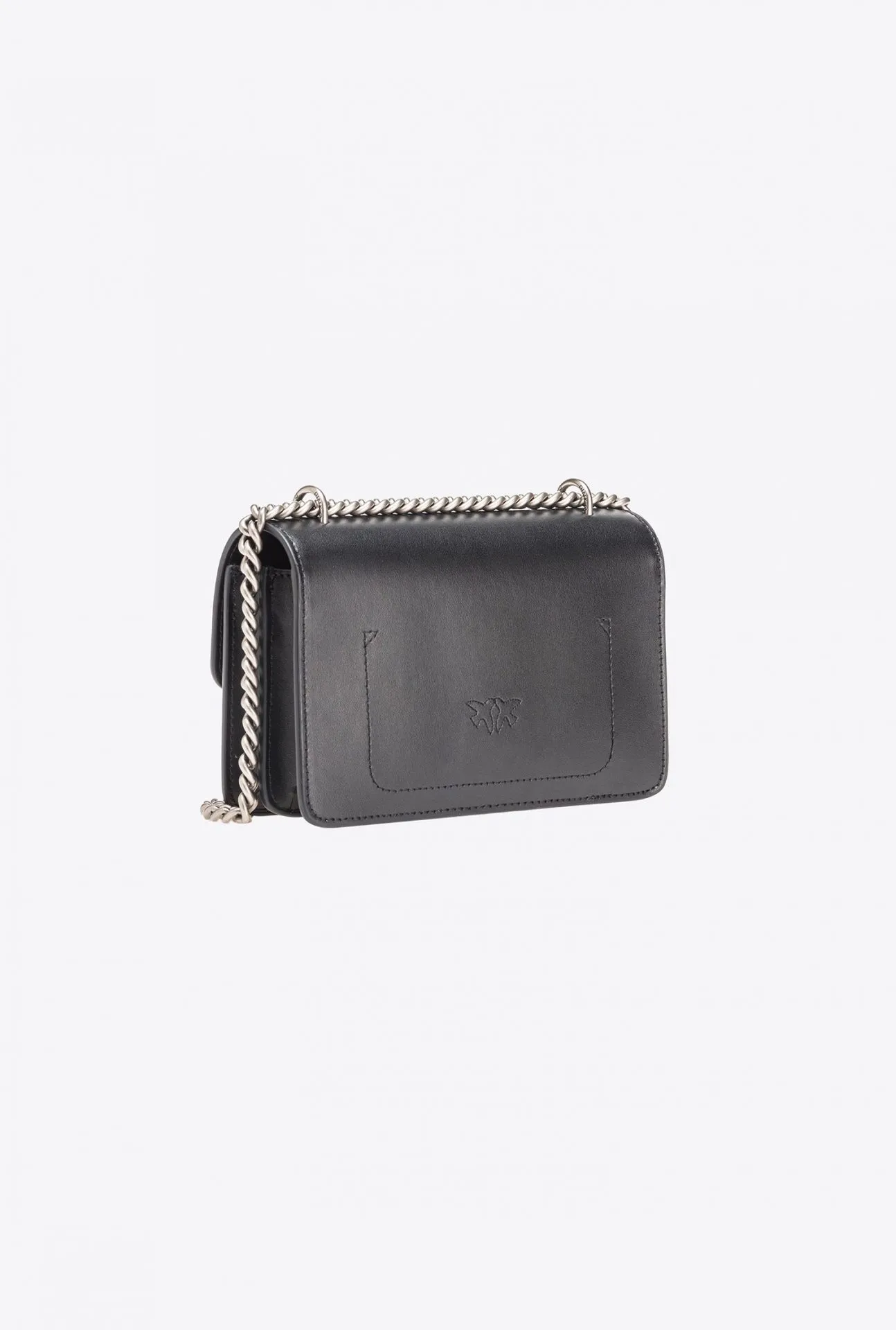 MINI LOVE BAG ONE SIMPLY — black/silver