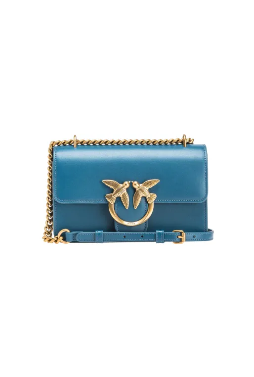MINI LOVE BAG ONE SIMPLY — teal-antique gold